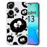 Coque tpu transparente avec motif color� pour xiaomi redmi 13 4g, ?il au beurre noir