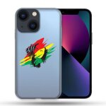 Coque transparente pour apple iphone 13 pro bob marley graf