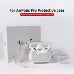 Coque transparente en cristal pour airpods apple, accessoire de t�l�phone portable