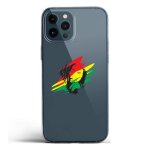 Coque transparente pour iphone 12 pro max bob marley graf