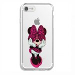 Coque transparente pour iphone 7 / 8 / se (2020 / 2022) noeud papillon