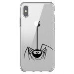 Coque transparente pour iphone x / xs araignee