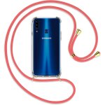 Coque transparente compatible samsung galaxy a20s (6, 5 pouces) avec cordon réglable rouge corail ¿ ... Coque transparente compatible samsung galaxy a20s (6, 5 pouces) avec cordon réglable rouge corail ¿ ...