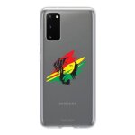 Coque transparente pour samsung galaxy s20 plus bob marley graf