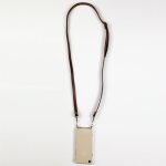 Coque transparente pour xiaomi redmi 13c 5g lani�re / cordon cuir 2 marron