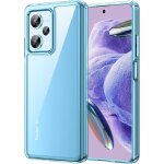 Coque transparente compatible xiaomi redmi note 12 pro + 5g ¿ dos pc anti - jaunissement bleu, pare ...