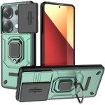 Coque verte pour xiaomi redmi note 13 pro 4g / poco m6 pro 4g - tpu + pc anti - choc, cache lentille ...