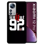 Coque pour xiaomi 12 pro - unkut haut de seine 92 - silicone - noir