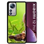 Coque pour xiaomi 12 pro - zen attitude bouddha bougie - silicone - noir