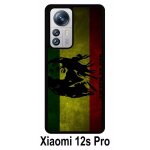 Coque pour xiaomi 12s pro - listen to bob marley - silicone - noir