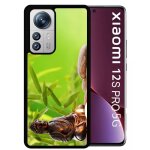 Coque pour xiaomi 12s pro - zen attitude bouddha bougie - silicone - noir