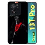Coque pour xiaomi 13t pro - basket - silicone - noir