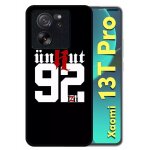 Coque pour xiaomi 13t pro - unkut haut de seine 92 - silicone - noir