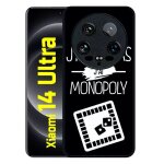 Coque pour xiaomi 14 ultra - j peux pas j ai monopoly 2 - silicone - noir