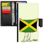 Coque pour xiaomi mi 8 lite simili cuir portefeuille porte cartes drapeau jamaique jamaicain reagge foot ...