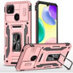 Coque compatible avec xiaomi mi a1, lentille coulissante couverture, support 360rotatif pc dur anti ...