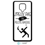 Coque xiaomi note 9s - j peux pas j ai pelote basque 1 - noir
