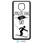 Coque xiaomi note 9s - j peux pas j ai ski 1 - noir