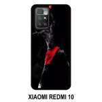 Coque xiaomi redmi 10 - basket - silicone - noir