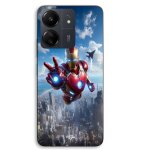 Coque pour xiaomi redmi 13c 4g iron man attaque maniacase