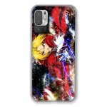 Coque renforc�e pour xiaomi redmi note 10 5g manga fullmetal alchemist color
