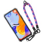Coque pour xiaomi redmi note 12 pro 4g / note 11 pro 4g / 5g, protection transparente antichoc avec dragonne ...