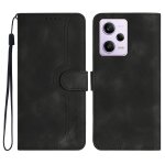 Coque pour xiaomi redmi note 12 pro 5g, etui en cuir pu portefeuille coque avec fente carte und flip ...