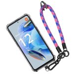 Coque pour xiaomi redmi note 12 pro 5g, protection coins renforc�s anti - rayures avec dragonne multicolore ...