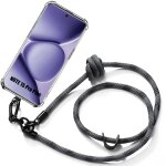Coque pour xiaomi redmi note 15 pro plus 5g, antichoc avec cordon robuste gris amovible - e. f. connection ...