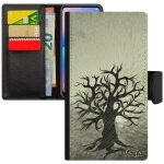 Coque xiaomi redmi note 6 pro rabat portefeuille peinture arbre zen nature original art case mobile housse ...