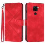 Coque pour xiaomi redmi note 9 4g, etui en cuir pu portefeuille magn�tique coque pour xiaomi redmi note ...