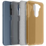 Coque pour xiaomi redmi note 9 paillette amovible silicone semi - rigide or