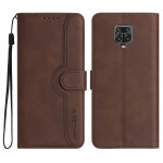 Coque pour xiaomi redmi note 9 pro, etui en cuir pu portefeuille coque avec fente carte und flip b�quille, ...