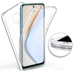 Coque pour xiaomi redmi note 9 pro, housse transparent silicone full body protection, integral 360 degres ...
