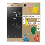 Coque xperia l1 scrabble summer chill cactus ananas tropical relax
