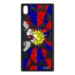 Coque xperia xa1 ultra silicone drapeau tibet tibetain coeur noir bouddha smartphone zen i love bouddhisme ...