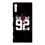 Coque xperia xz - unkut haut de seine 92 - noir
