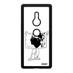 Coque xperia xz2 silicone drapeau corse basket design corsica telephone foot rigide portable football ...