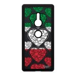 Coque pour xperia xz2 silicone drapeau italie italien euro coupe d'europe gel basket foot de protection ...