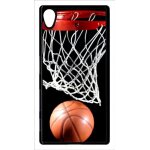 Coque xperia z5 - basket ball - noir