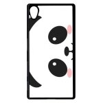 Coque xperia z5 - panda - noir