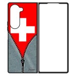 Coque z fold 6 silicone drapeau suisse jeans jeux olympiques souple housse unique telephone personnalisé ... Coque z fold 6 silicone drapeau suisse jeans jeux olympiques souple housse unique telephone personnalisé ...
