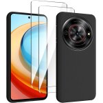 Coque zte blade a75 5g (6, 56 ) + 2 verres tremps - tpu souple noir, protection renforce anti - chocs ...