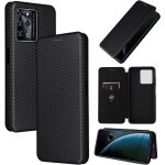 Compatible avec coque zte blade v30, mince flip fibre de carbone [test de chute] antichoc stand fente ...