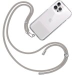 Cordon collier laniere portable [gris] - sangle accrocher coque cou pour pochette telephone - accessoire ...