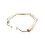 Cordon de combin spiral pour tlphone fixe - cble tlphonique blanc rj9 vers rj9 - 2 mtres de long ...