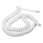 Cordon de combiné téléphonique, 4p4c 7, 8 m, câble de combiné de téléphone fixe spiralé pour la maison ... Cordon de combiné téléphonique, 4p4c 7, 8 m, câble de combiné de téléphone fixe spiralé pour la maison ...