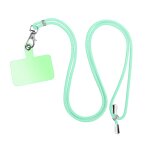 Cordon smartphone universel coque et etui nylon tress� r�glable 90cm vert