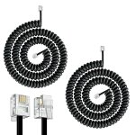 Cordon telephone, câble téléphonique rj9, cable telephone fixe, câble spiralé rj9 de 1 à 3 m de long ... Cordon telephone, câble téléphonique rj9, cable telephone fixe, câble spiralé rj9 de 1 à 3 m de long ...