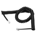Cordon de téléphone pour téléphone fixe, 3 m non enroulé / 0, 5 m enroulé rj9 4p4c câble de téléphone ... Cordon de téléphone pour téléphone fixe, 3 m non enroulé / 0, 5 m enroulé rj9 4p4c câble de téléphone ...